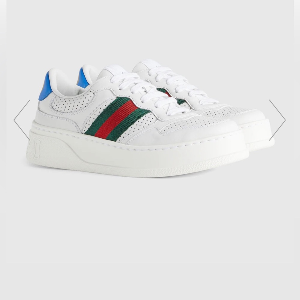 Gucci Women Sneakers With Web Barely Worn in Excellent Condition